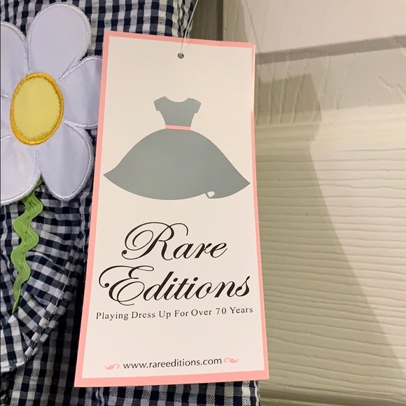 Rare Editions Plaid Ladybug Daisy Summer Dress NWT - Picture 3 of 8